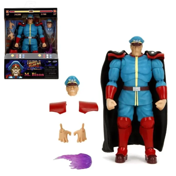 (PRÉ-VENDA) M. Bison (Player 2 Ver.) Exclusivo / Ultra Street Fighter II: The Final Challengers - Jada Toys