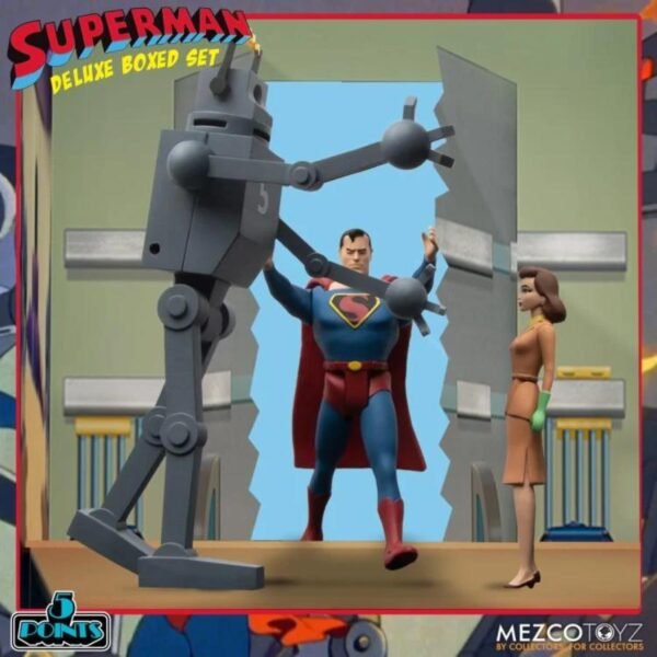 (PRÉ-VENDA) Superman: The Mechanical Monsters (1941) Deluxe Set / MEZCO TOYZ