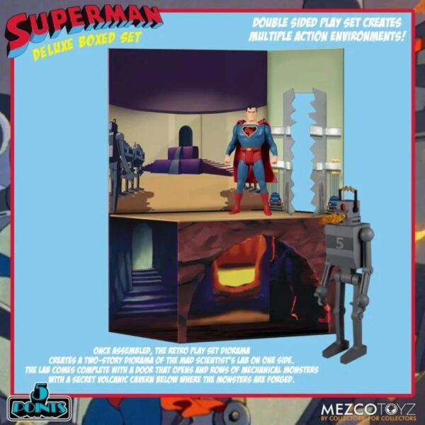 (PRÉ-VENDA) Superman: The Mechanical Monsters (1941) Deluxe Set / MEZCO TOYZ - Image 3