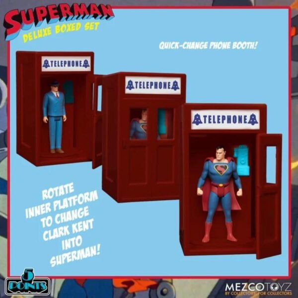 (PRÉ-VENDA) Superman: The Mechanical Monsters (1941) Deluxe Set / MEZCO TOYZ - Image 4