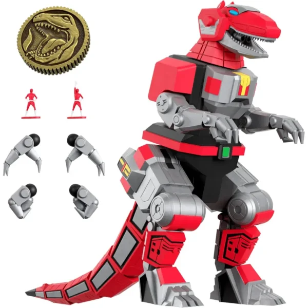 Super7 ULTIMATES! Mighty Morphin Power Rangers Tyrannosaurus Dinozord - Image 2