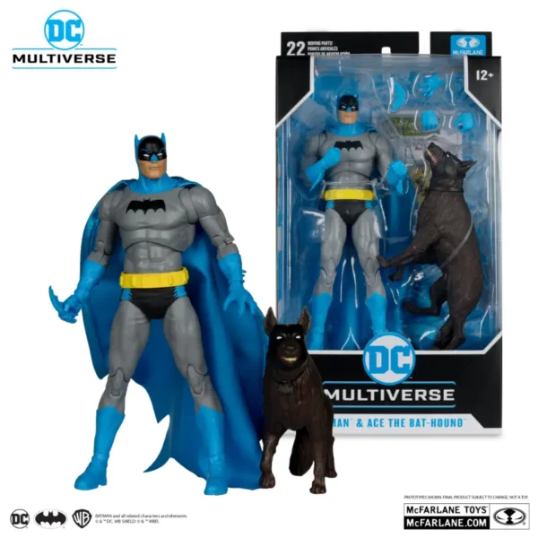 Batman & Ace The  Bat-Hound – Silver Age – DC Comics – McFarlane – 7”