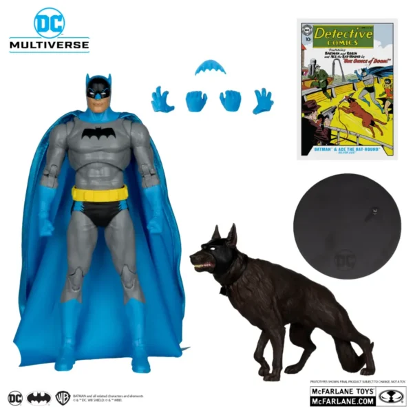 Batman & Ace The  Bat-Hound – Silver Age – DC Comics – McFarlane – 7” - Imagem 5