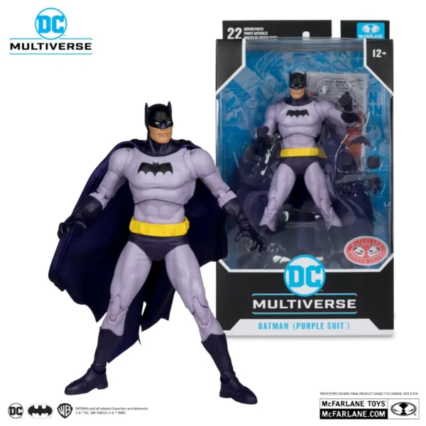 Batman (Traje Roxo – Purple Suit – Red Platinum) – DC Comics – McFarlane – 7”