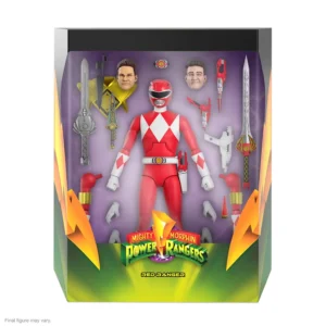 Super7 ULTIMATES! Red Ranger Mighty Morphin Power Rangers