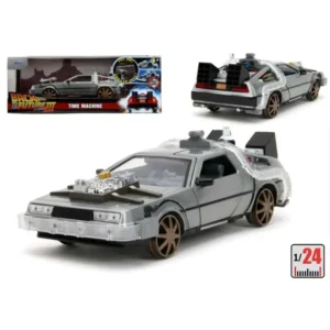 1/24 CARRO DE VOLTA PARA O FUTURO 3 COM LUZ