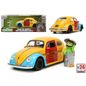 1/24 1959 VW FUSCA COM BONECO OSCAR VILA SÉSAMO