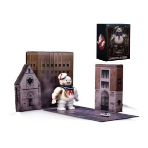 DIORAMA CAÇA FANTASMAS COM BONECO STAY PUFF E ECTO 1