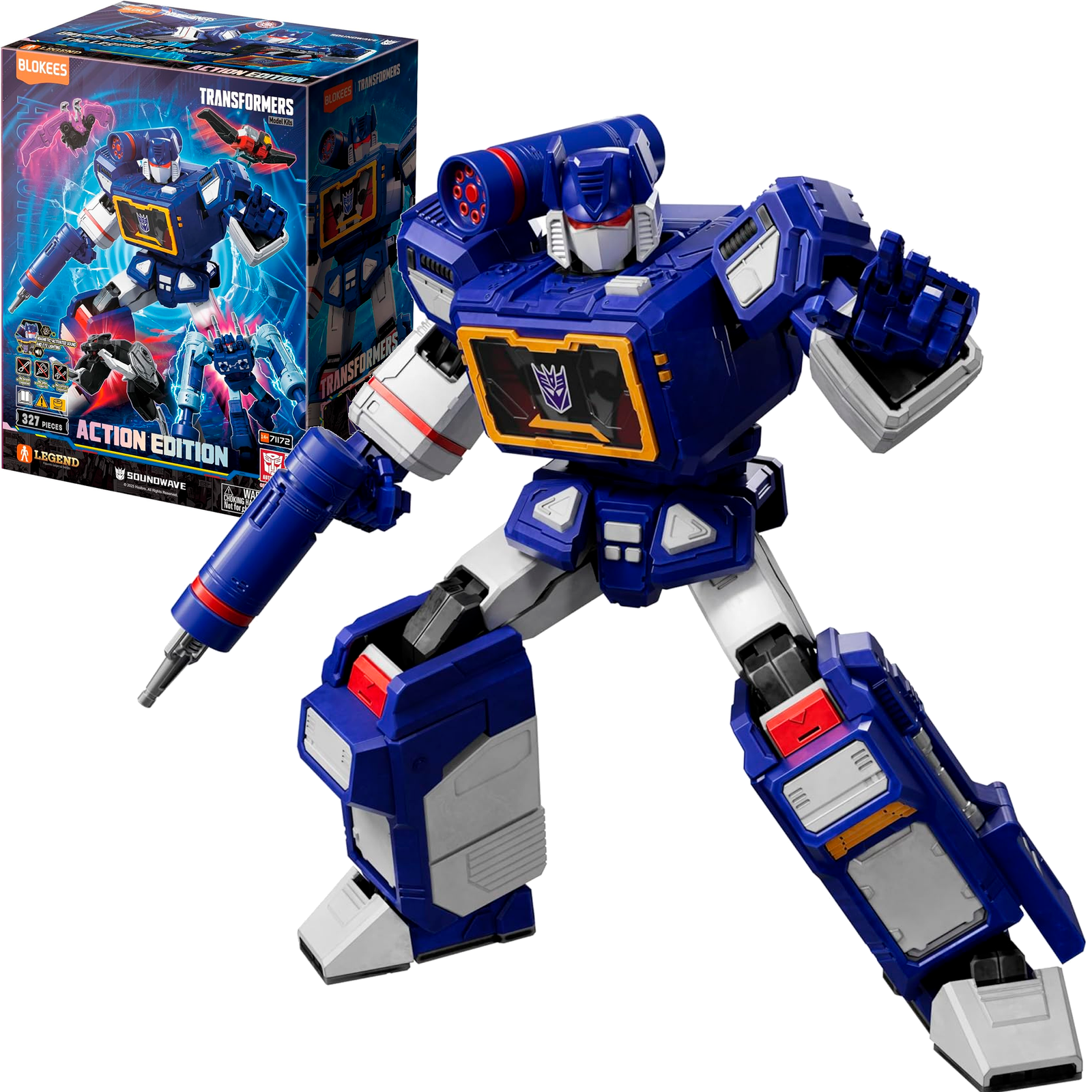 Transformers Action Edition 03 Soundwave Model Kit BLOKEES