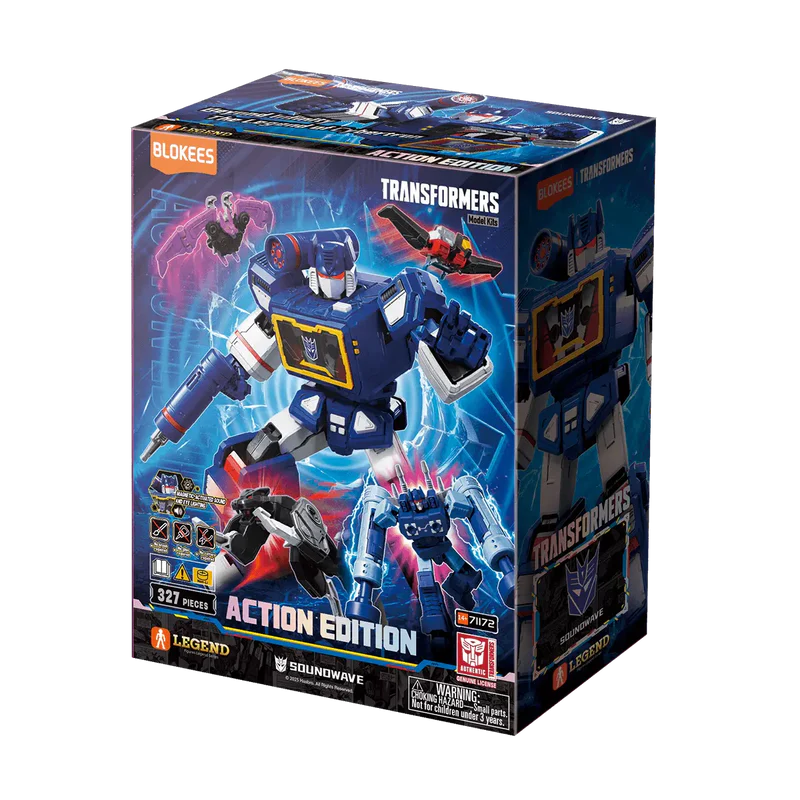 Transformers Action Edition 03 Soundwave Model Kit BLOKEES - Image 3
