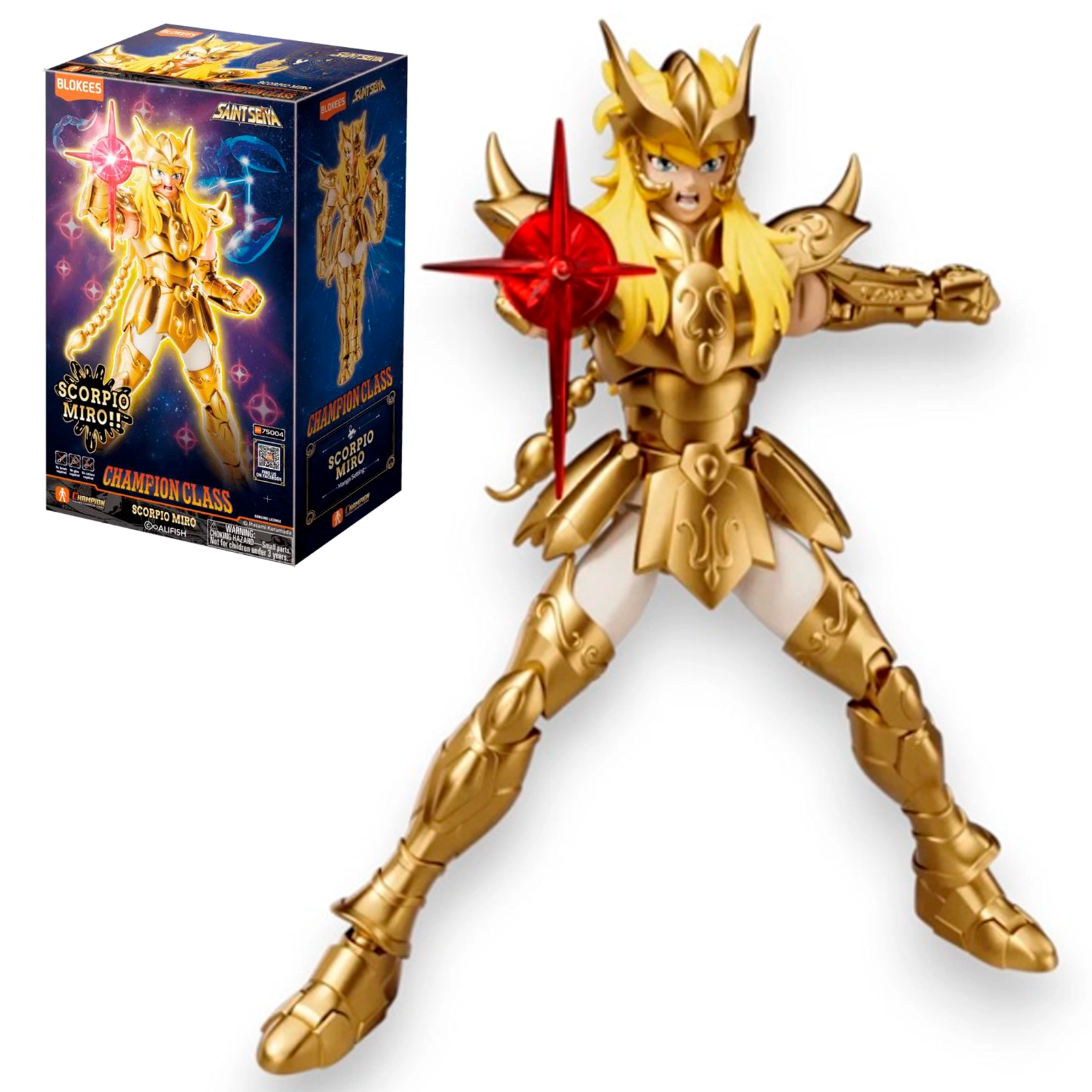 Saint Seiya Champion Class 03 Scorpio Milo Model Kit BLOKEES