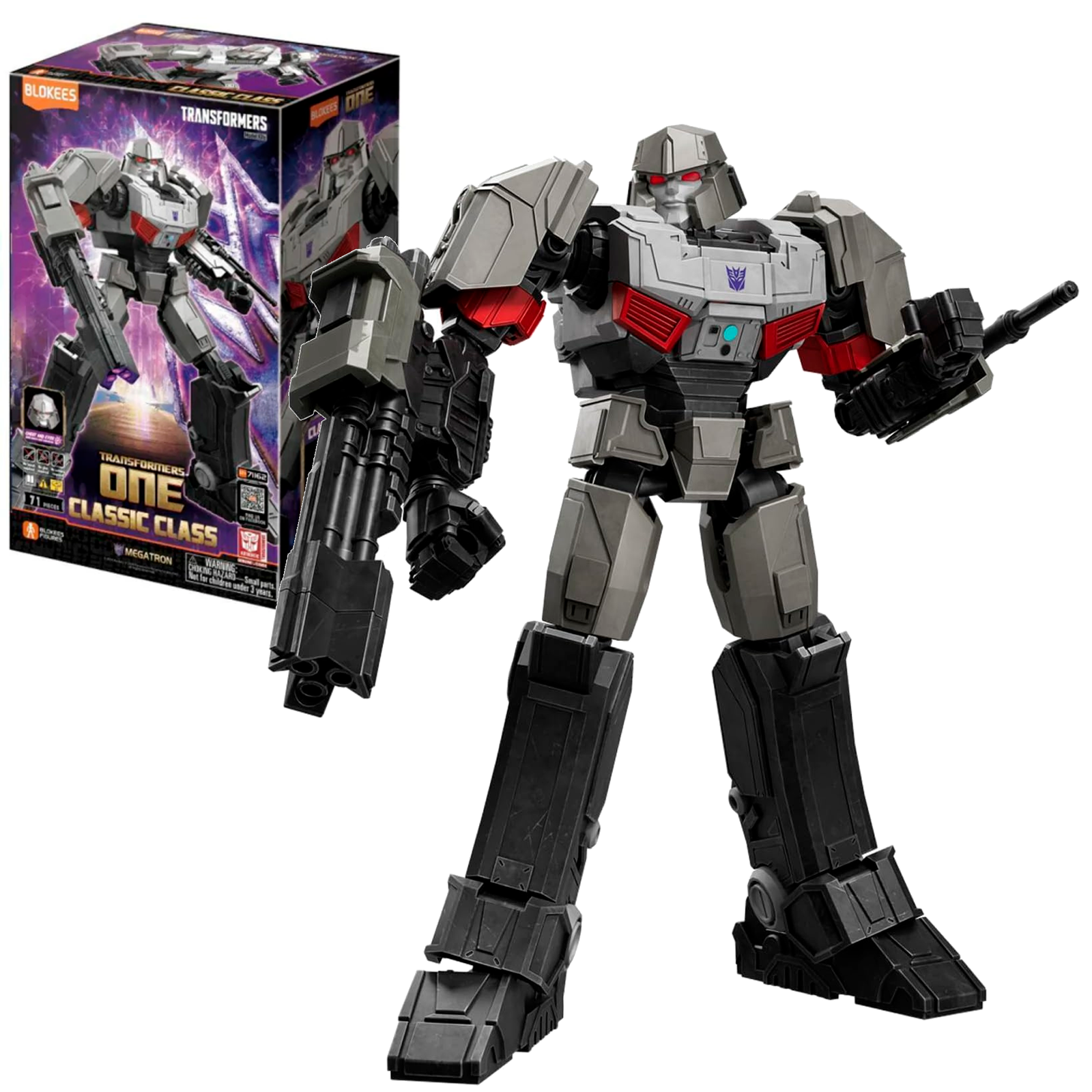 Transformers Classic Class 12 Transformers One Megatron Model Kit BLOKEES