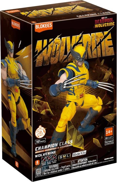 Deadpool & Wolverine Champion Class CC05 Wolverine Model Kit BLOKEES - Imagem 4