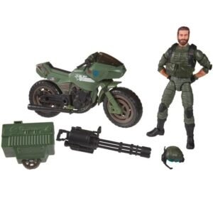 G.I. Joe Classified Series Action Figure Vehicle - Alvin "Breaker" Kibbey w/ Ram Cycle