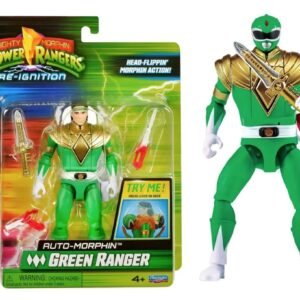 Boneco Articulado Ranger Verde - Auto-Morphin - Mighty Morphin Power Rangers - Sunny