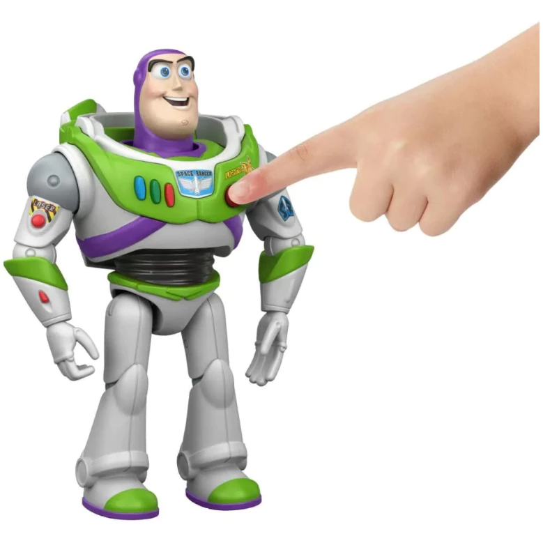 Boneco Buzz Lightyear Toy Story 5 com Som Interativo – Mattel - Imagem 2